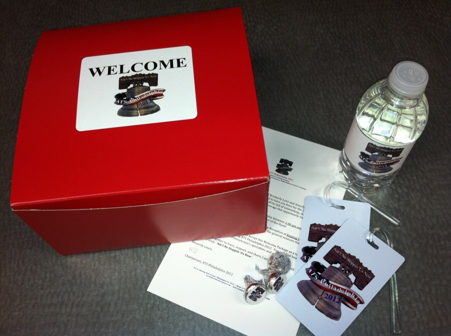 Welcome box for state farm insurance atf conference in philadelphia, pa